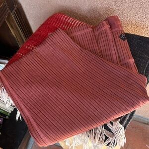 Prana Ribbed Terracotta Leggings Womens Small